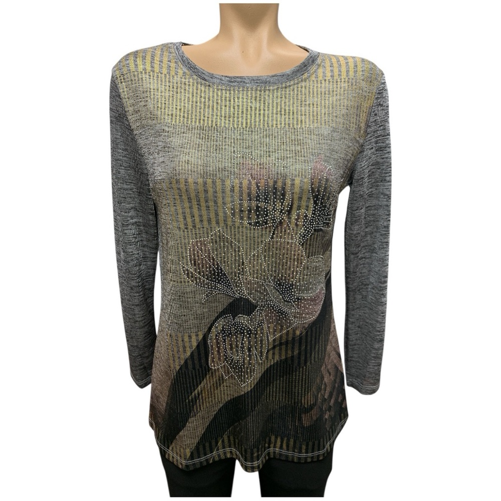 Ness Chic Floral Long Sleeve Top Size S